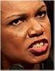 Condoleezza Rice snarls