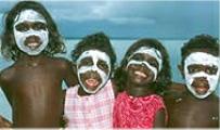 Aboriginal kids in 'whiteface'