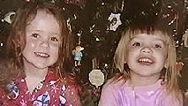 Riley Jane Lawrence, 4, and Claudia Wadlington, 5