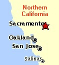 map of Northern California